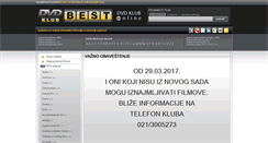 Desktop Screenshot of bestdvdklub.co.rs